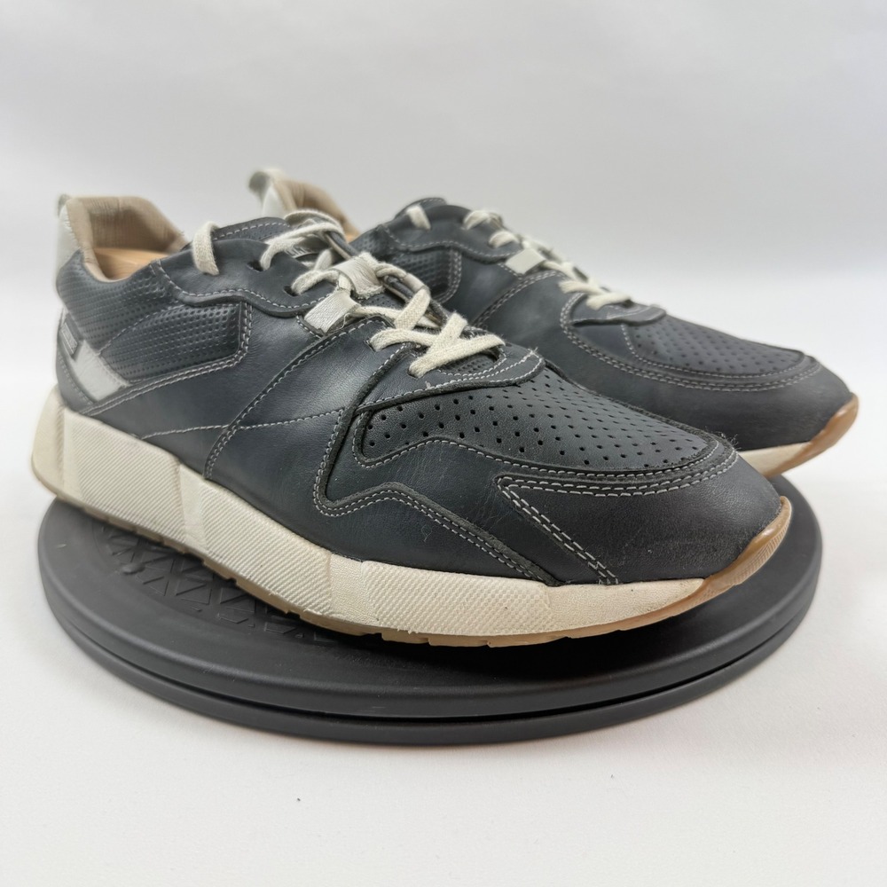 Pikolinos Cantabria Mens Navy Leather Fashion Sneakers Size 42 Spain M8N-4263
